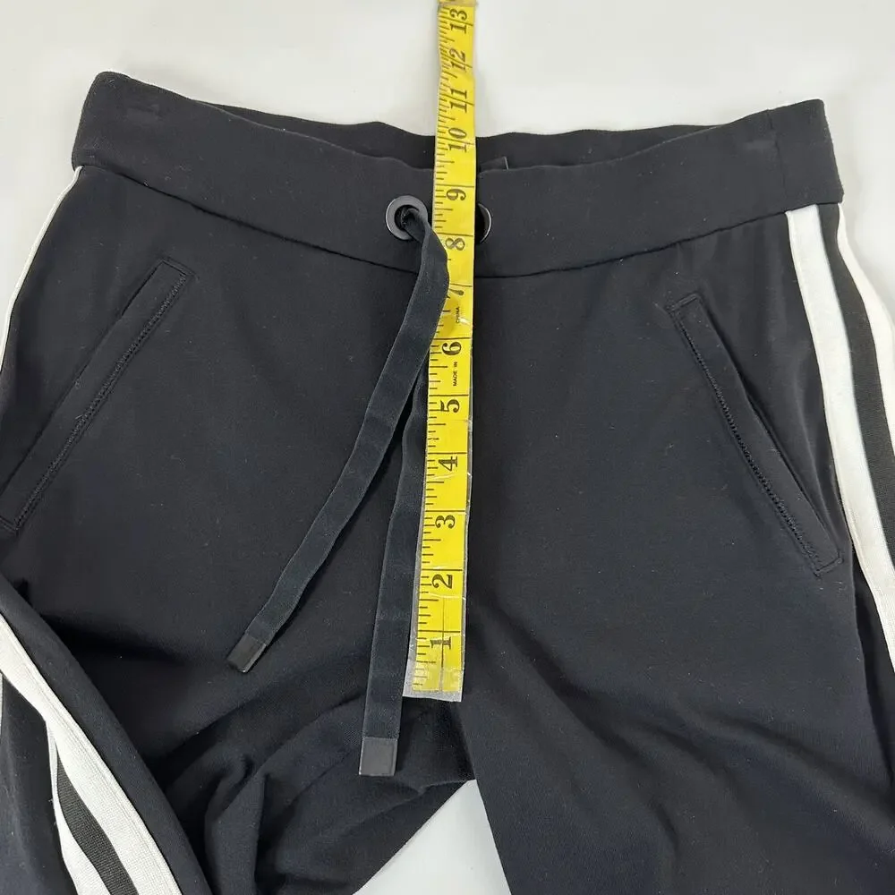 Athleta Pants Womens‎ XS Black Venice Jogger Side Strip Elastic Waist Tapered